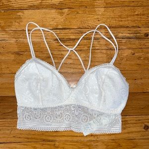 White Bralette XS